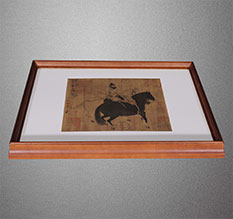 赤坎书画装裱配框服务案例